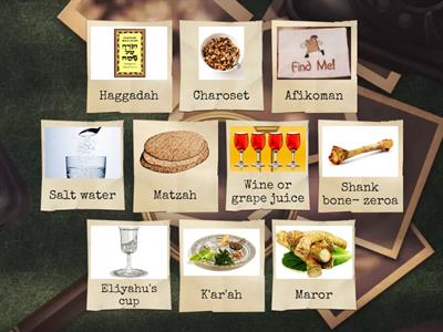   The Seder Table Symbols - learn-English