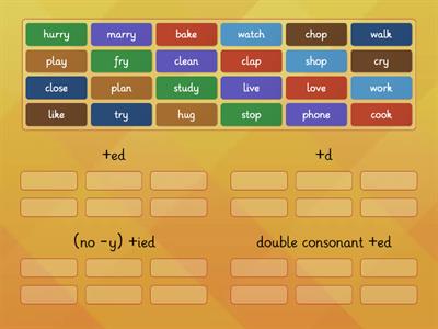 Simple Past - Regular Verbs - Spelling