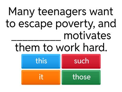 Referencing Words Quiz (C1 Level)