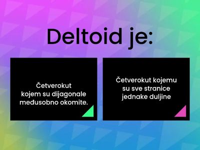 6. razred Četverokut deltoid 