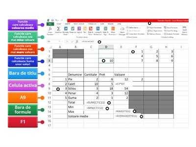   Formule si functii Excel