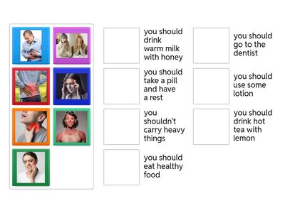 Illnesses. Should/shouldn't