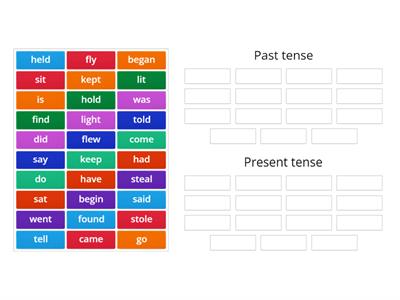 Past Tense / Present Tense