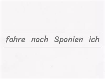 German Y8 word order