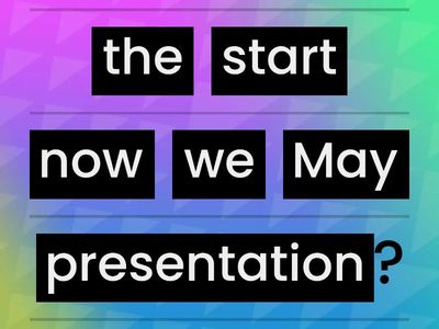 SO PI (3rd ed). Unit 7C. Phrases for asking for permission