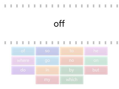 function / content word match