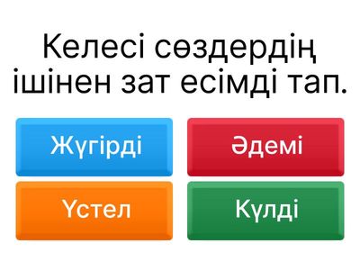 Тақырып бойынша сұрақ-жауап.