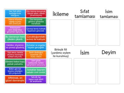 Cümlenin Ögeleri-Yüklem