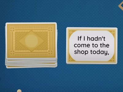 Speaking cards.Conditionals.