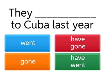 Present Perfect vs Past Simple I