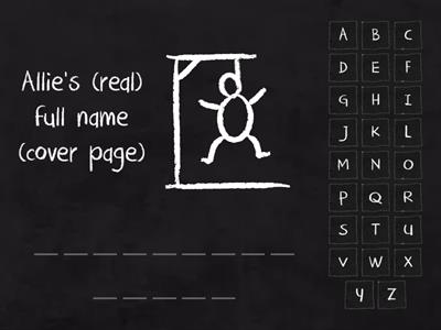 Alexandra Swift, Super Sis Hangman