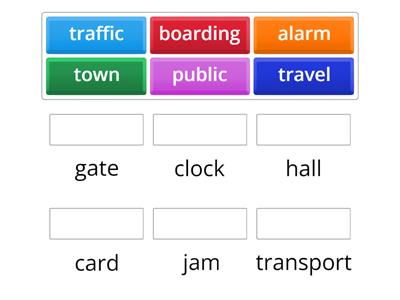 Outcomes A2 U3 VB Collocations F