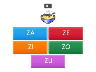 ZA-ZE-ZI-ZO-ZU Esercizio con audio