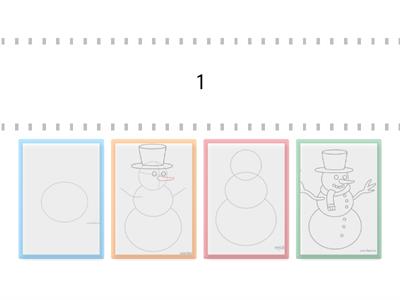 Senior Infant Sequencing Snowman