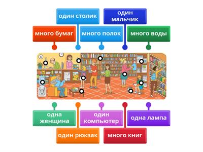 Посмотри и скажи: чего много? что одно?