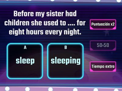  USED TO and BE USED TO