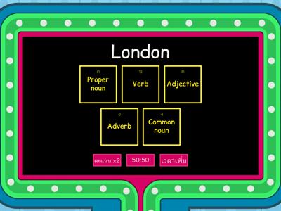 Parts of speech Game show