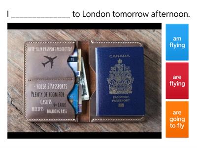 Present Continuous for FUTURE ARRANGEMENTS 