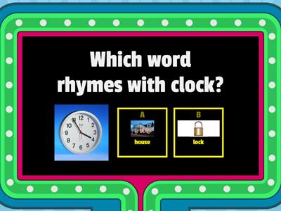 Rhyming Game! 