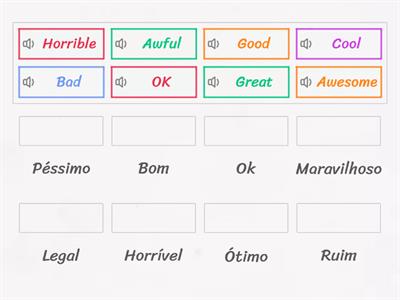 Adjectives of opinion EN - PTBR