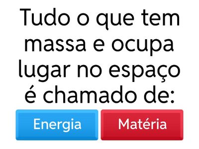 Matéria e Energia