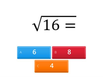 ARITMETICA: CALCOLA LA RADICE QUADRATA CORRETTA 
