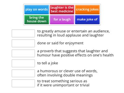 IDIOMS: HUMOUR, JOKES, AND LAUGHTER 5