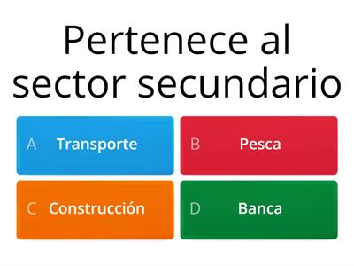  Sectores económicos