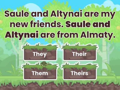 Subject/Object pronouns