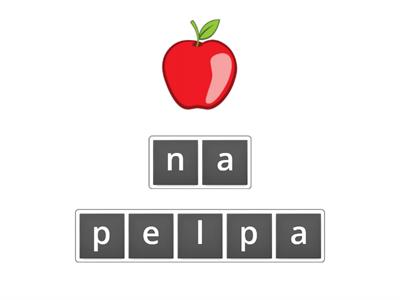  fruit unscramble