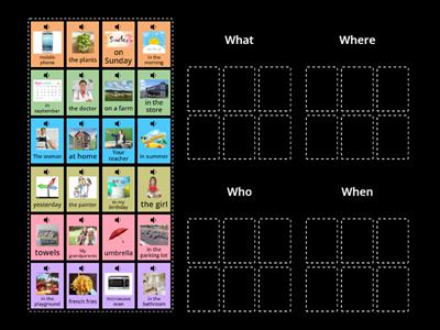 Farid What,Where, Who Sort