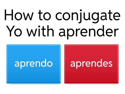 Conjugate er/ir verbs 