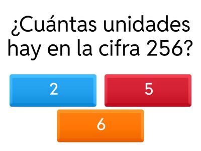 Actividad 2. Valor posicional. 