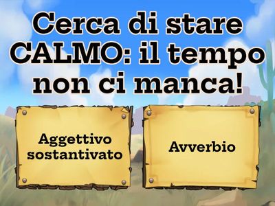 Aggettivo sostantivato o avverbio?