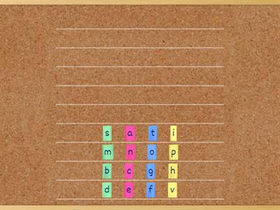 Word building with Unit 1-4 sounds