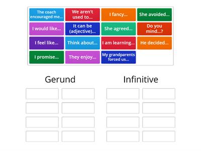 B1+ - Gerund v Infinitive