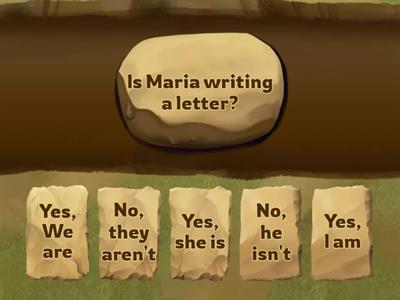 Present Continuous Interrogative form