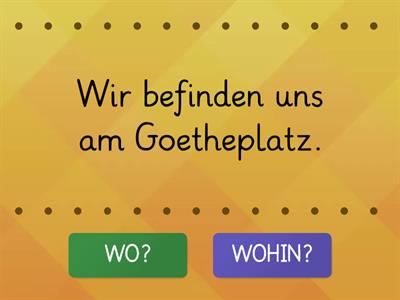 Lektion 7: Wo oder wohin?