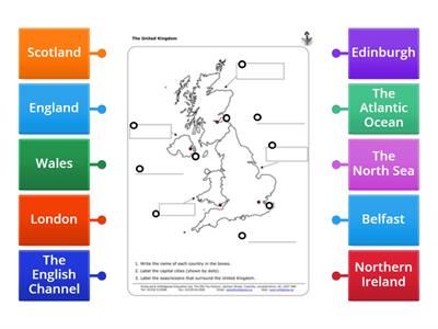 Map of The United Kingdom