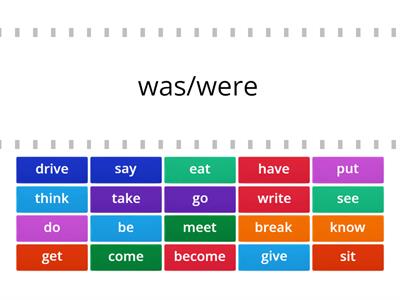irregular verbs speak out