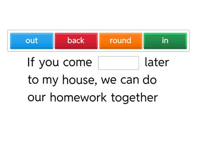 Phrasal verbs FF6 unit 11 