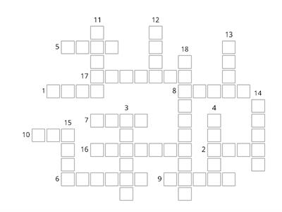 Past Participle Crossword