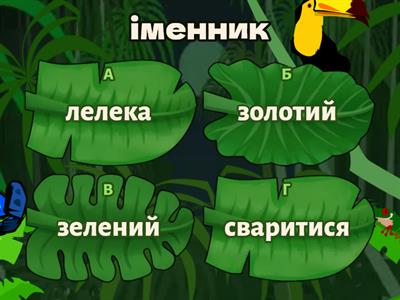 Українська мова. Вікторина. Частини мови. Закріплення вивченого матеріала. 2 клас