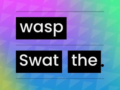 2.3 wa Sentence Scramble  MLW