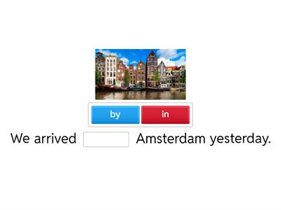Prepositions - English File Unit 3