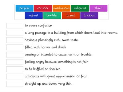 Ch. 11-18 Charlie and the Chocolate Factory Vocab