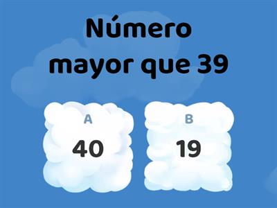 Comparamos números hasta el 40