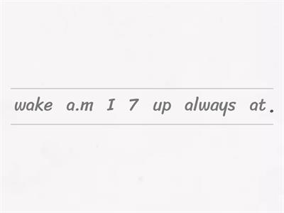 Frequency Adverbs in Daily Routines