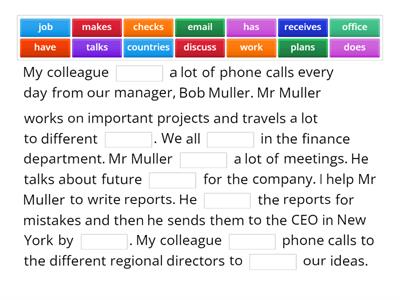 Revision- vocabulary BP A1