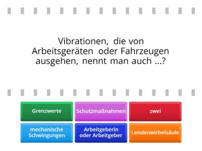 Vibrationen: Ganz grundsätzlich